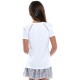 Girls' T-shirt Lucky in Love Square Are You? S/S Girls - turquoise Girls' T-shirt Lucky in Love Square Are You? S/S Girls - turquoise