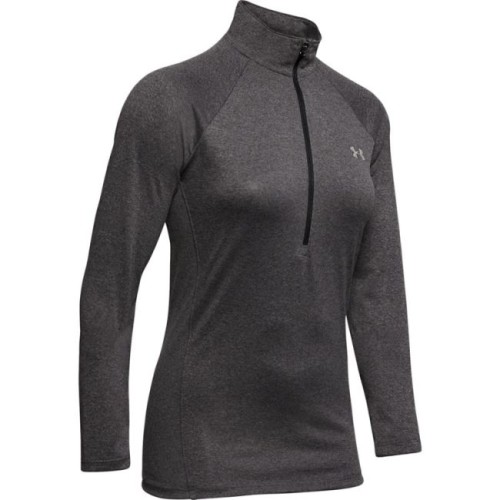 Women's jumper Under Armour Tech 1/2 Zip - carbon heather/metallic silver