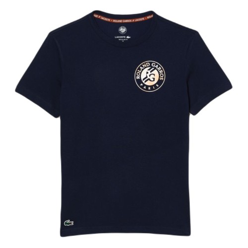 Men's T-shirt Lacoste Sport Roland Garros Edition Logo T-Shirt - navy blue Men's T-shirt Lacoste Sport Roland Garros Edition Logo T-Shirt - navy blue