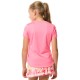 Girls' T-shirt Lucky in Love Core Dynamic High-Low S/S Girls - pink Girls' T-shirt Lucky in Love Core Dynamic High-Low S/S Girls - pink