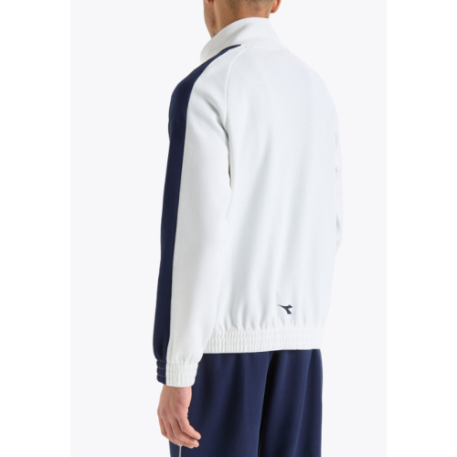 Men's Jumper Diadora FZ Jacket - optical white Men's Jumper Diadora FZ Jacket - optical white