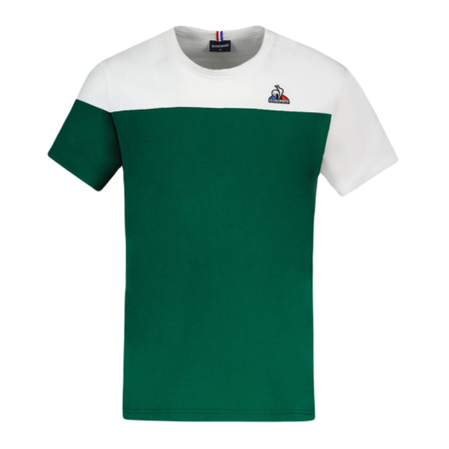 Men's T-shirt Le Coq Sportif BAT Tee Short Sleeve N°3 SS23 - vert fonc_ camuset