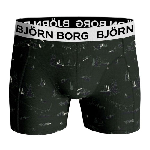 Boys' boxers Bj_rn Borg Core Boxer B 2P - green/print Boys' boxers Bj_rn Borg Core Boxer B 2P - green/print