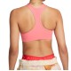 Women's bra Nike Swoosh Bra - coral chalk/white