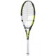 Tennis racket Babolat Pure Aero Team - grey/yellow/white + string + stringing