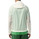 Men's Jumper Lacoste SPORT Roland Garros Edition After-Match Jacket - white/green Men's Jumper Lacoste SPORT Roland Garros Edition After-Match Jacket - white/green