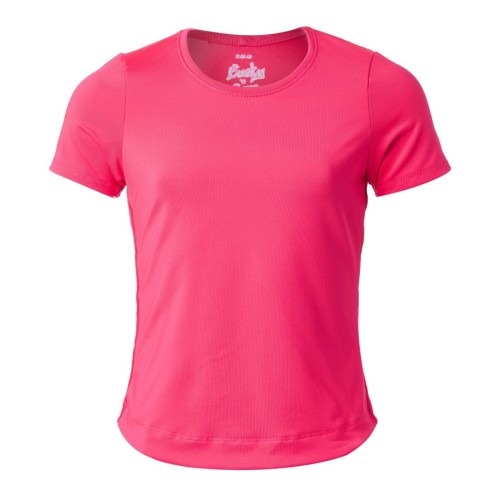 Girls' T-shirt Lucky in Love Core Dynamic High-Low S/S Girls - coral crush Girls' T-shirt Lucky in Love Core Dynamic High-Low S/S Girls - coral crush