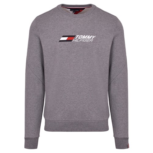 Men's Jumper Tommy Hilfiger Essential Crew - medium grey heather