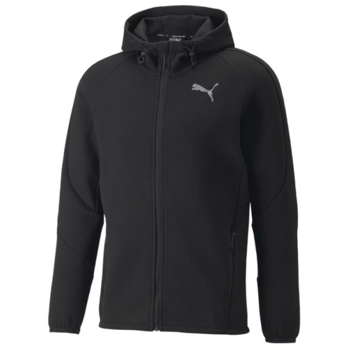 Men's Jumper Puma Evostripe Full Zip Hoodie - puma black Men's Jumper Puma Evostripe Full Zip Hoodie - puma black