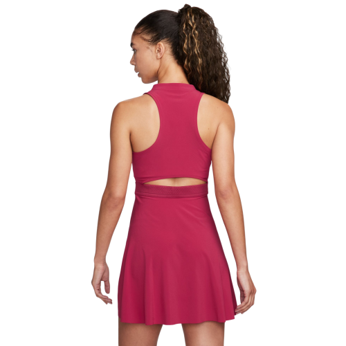 Women's dress Nike Court Dri-Fit Advantage Club Dress - noble red/black Women's dress Nike Court Dri-Fit Advantage Club Dress - noble red/black