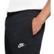 Men's trousers Nike Sportswear Club Fleece Pants - black/black/white Men's trousers Nike Sportswear Club Fleece Pants - black/black/white