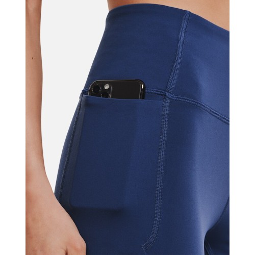 Women's leggings Under Armour Women's UA Meridian Leggings - indigo/metallic silver Women's leggings Under Armour Women's UA Meridian Leggings - indigo/metallic silver