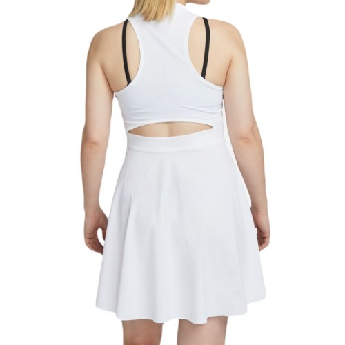 Women's dress Nike Court Dri-Fit Advantage Club Dress - white/black Women's dress Nike Court Dri-Fit Advantage Club Dress - white/black