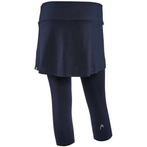 Women's skirt Head Club 3/4 Tights Skort - dark blue Women's skirt Head Club 3/4 Tights Skort - dark blue