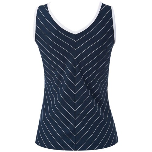 Women's top Fila Top Caroline W - peacoat blue/white stripe Women's top Fila Top Caroline W - peacoat blue/white stripe