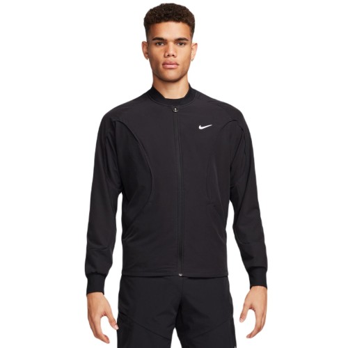 Men's Jumper Nike Court Dri-Fit Advantage Jacket - black/white Men's Jumper Nike Court Dri-Fit Advantage Jacket - black/white