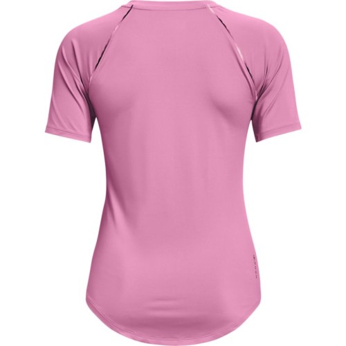 Women's T-shirt Under Armour Women's UA RUSH™ Short Sleeve - planet pink/iridescent Women's T-shirt Under Armour Women's UA RUSH™ Short Sleeve - planet pink/iridescent
