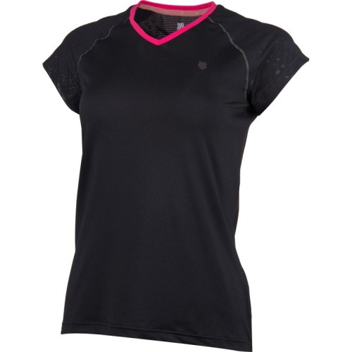 Women's T-shirt K-Swiss Hypercourt Express Tee W - black beauty