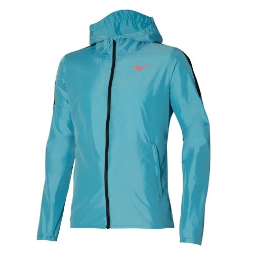 Men's Jumper Mizuno Hoody Jacket - maui blue