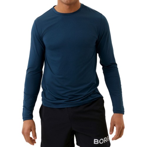 Men's long sleeve T-shirt Bj_rn Borg Long Sleeve T-shirt M - moonlit ocean