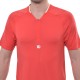 Men's Polo T-shirt Wilson Players Seamless Zip Henley 2.0 - infared