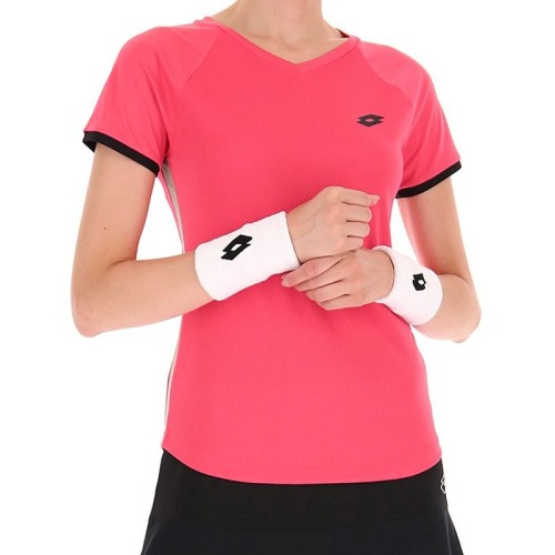 Women's T-shirt Lotto Superrapida W VI T-Shirt - shiny fuchsia Women's T-shirt Lotto Superrapida W VI T-Shirt - shiny fuchsia