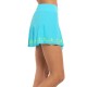 Women's skirt Lucky in Love Embroidery Long Stitch Around Skirt - sky Women's skirt Lucky in Love Embroidery Long Stitch Around Skirt - sky