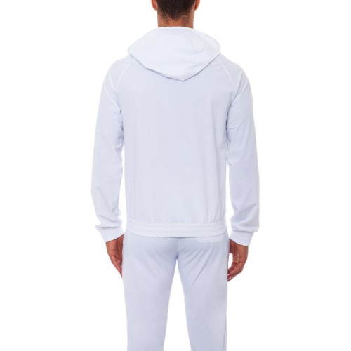Men's Jumper Hydrogen Tech FZ Sweatshirt Skull - white Men's Jumper Hydrogen Tech FZ Sweatshirt Skull - white
