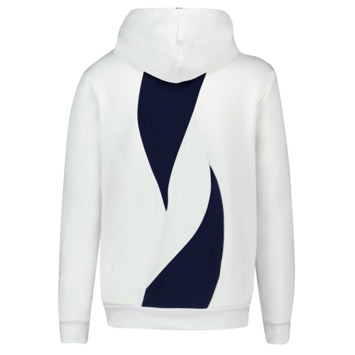 Men's Jumper Le Coq Sportif SAISON 1 Hoody N°1 SS23 - new optical white Men's Jumper Le Coq Sportif SAISON 1 Hoody N°1 SS23 - new optical white