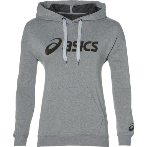 Women's jumper Asics Big Asics OTH Hoodie W - mid grey heather/dark grey