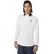 Men's long sleeve T-shirt Asics Men Court 1/2 Zip Long Sleeve Top - brilliant white