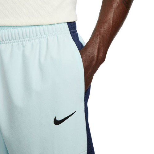 Men's trousers Nike Court Advantage Trousers - glacier blue/midnight navy/black Men's trousers Nike Court Advantage Trousers - glacier blue/midnight navy/black