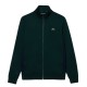 Men's Jumper Lacoste Tennis Zipped Ripstop Tennis Sweatshirt - dark green