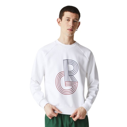 Men's Jumper Lacoste Men's SPORT Sweatshirt - white/blue marine Men's Jumper Lacoste Men's SPORT Sweatshirt - white/blue marine