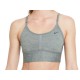 Women's bra Nike Dri-Fit Indy LL Bra W - grey/pure/black