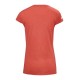 Women's T-shirt Babolat Exercise Stripes Tee W - poppy red heather Women's T-shirt Babolat Exercise Stripes Tee W - poppy red heather