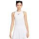 Women's top Nike Court Dri-Fit Advantage Tank - white/white/black