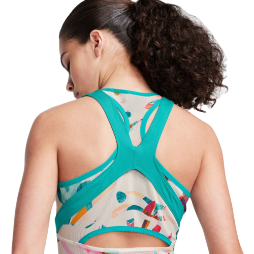 Women's dress Nike Court Dri-Fit Slam Tennis Dress - coconut milk/teal nebula/black Women's dress Nike Court Dri-Fit Slam Tennis Dress - coconut milk/teal nebula/black