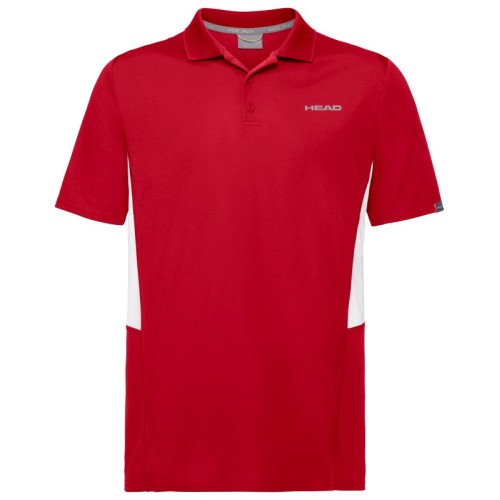 Boys' t-shirt Head Club Tech Polo Shirt - red Boys' t-shirt Head Club Tech Polo Shirt - red