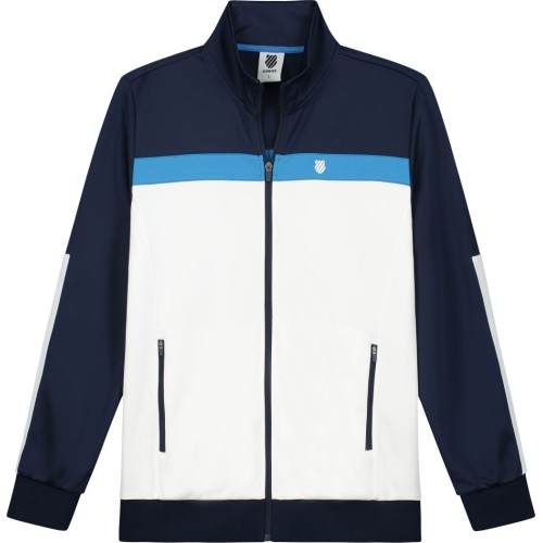 Men's Jumper K-Swiss Tac Core Team Tracksuit Jacket M - navy/white/french blue