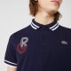 Men's Polo T-shirt Lacoste Men's SPORT Roland Garros Edition Piqu_ Polo Shirt - navy blue/white/red