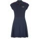 Women's dress EA7 Woman Jersey Dress - navy blue