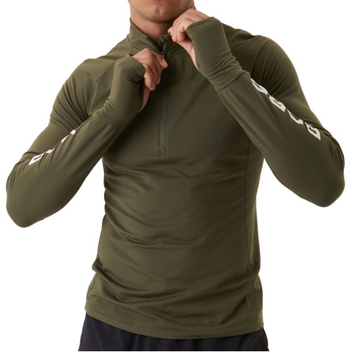 Men's Jumper Bj_rn Borg Borg Midlayer Half Zip - ivy green