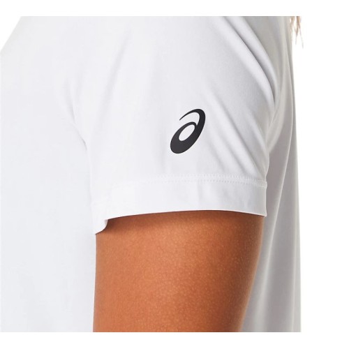 Women's T-shirt Asics Court Graphic Tee - brilliant white Women's T-shirt Asics Court Graphic Tee - brilliant white