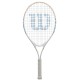 Junior tennis rackets Wilson Roland Garros Elite 21 - white/blue/clay red