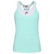 Women's top Head Tenley Tank Top W - mint/white