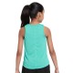 Girls' T-shirt Nike Dri-Fit One Training Tank - clear jade/white