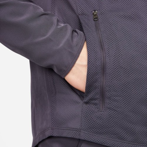 Men's Jumper Nike Court Advantage Packable Jacket - gridiron/white Men's Jumper Nike Court Advantage Packable Jacket - gridiron/white