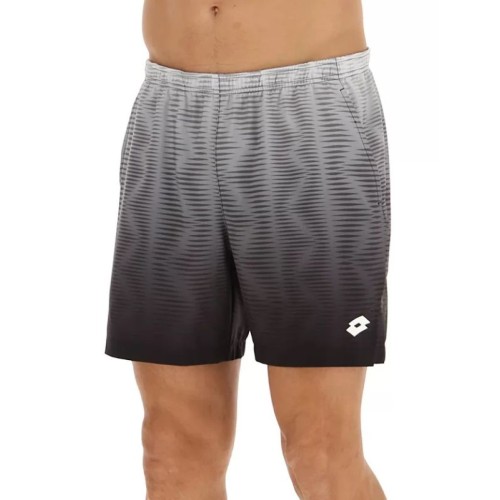 Men's shorts Lotto Top IV Short7 2 - all black/bright white Men's shorts Lotto Top IV Short7 2 - all black/bright white