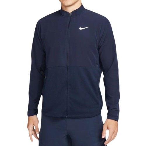 Men's Jumper Nike Court Advantage Packable Jacket - obsidian/white Men's Jumper Nike Court Advantage Packable Jacket - obsidian/white